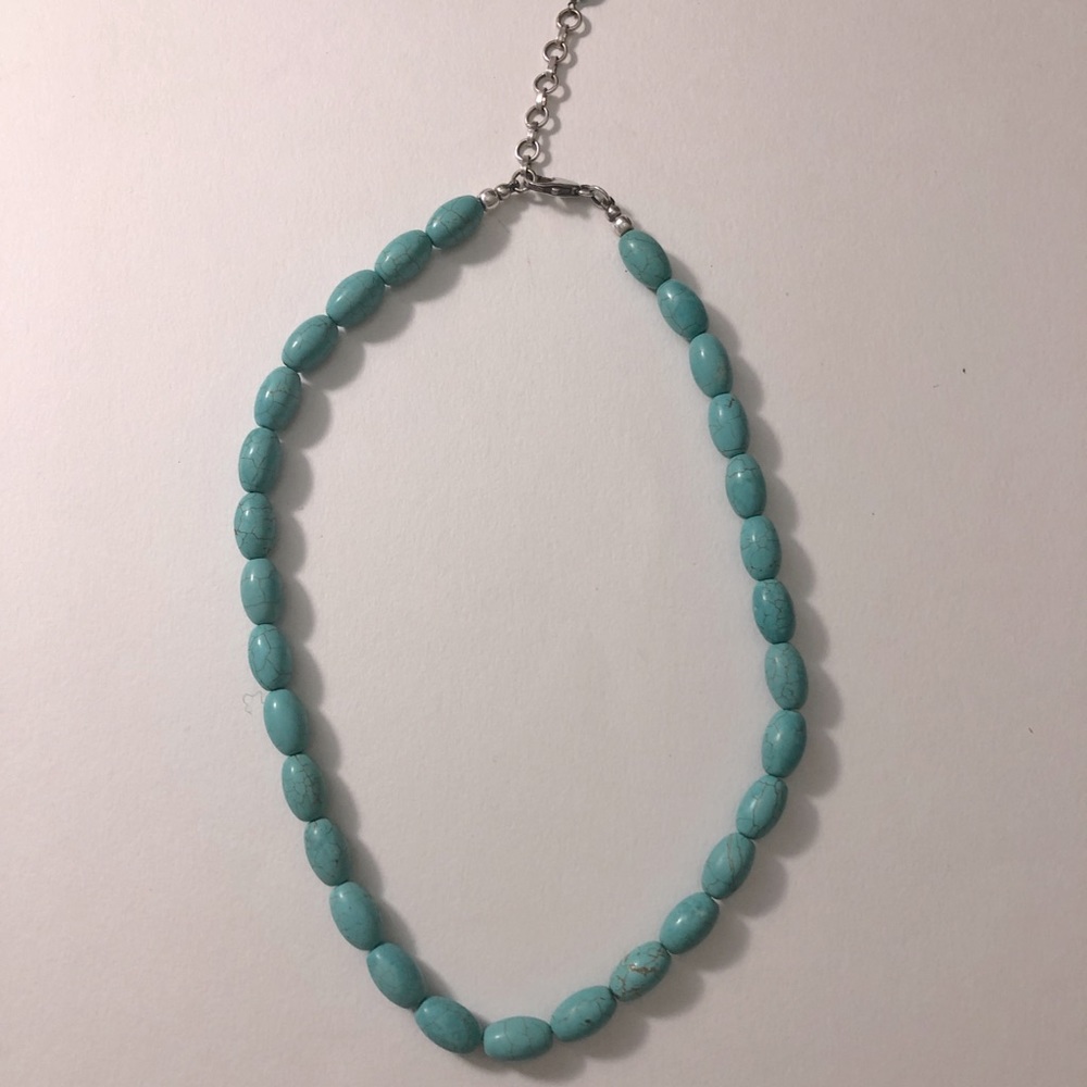 Turquoise Strand Adjustable Necklace
